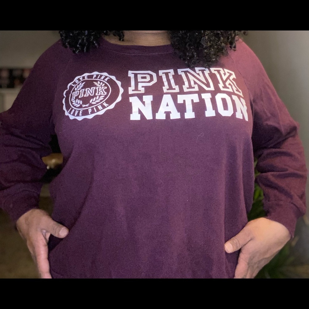 Pink crewneck